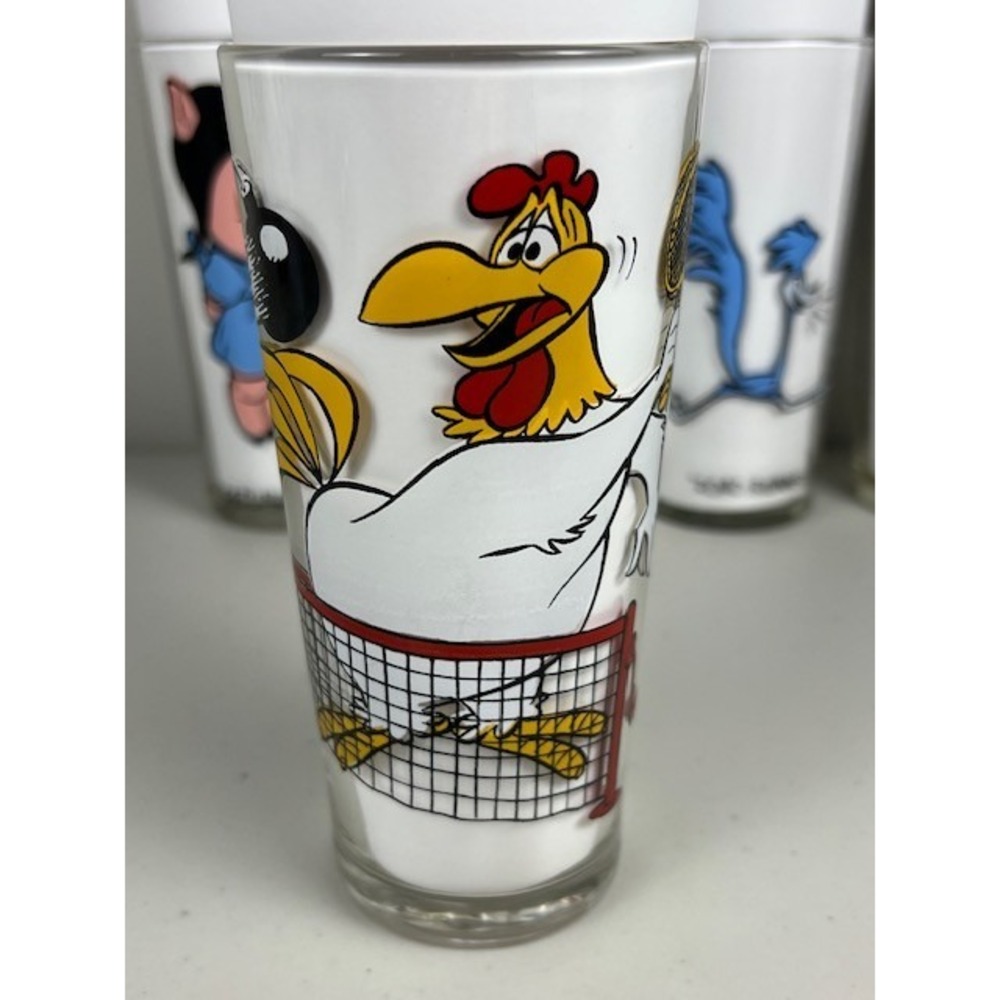 Vintage 1973-1976 Pepsi Looney Tunes Collector Series Glasses Set of 8 WB - Picture 4 of 16